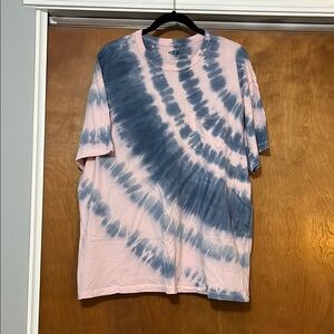 Old Navy Spiral Tie-Dye Short Sleeve Tee - Blue and Pink